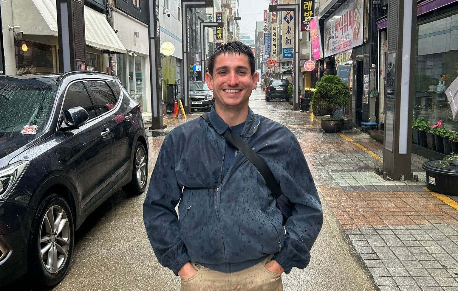 Me happy in Korea